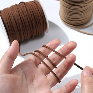 Cordoncino in Finta Pelle Scamosciata Coreana HP0187 Multicolore per Creazione di Gioielli Fai-da-Te, Bracciali, Collane, Artigianato, Vendita all'Ingrosso - Product Image 4