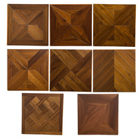 Gabarit de parquet d'intérieur Carreaux de sol en bois massif imperméable et résistant aux taches