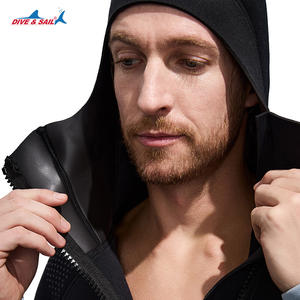<span class=keywords><strong>DIVE</strong></span> & SAIL Mujer Hombre 3mm Neopreno CR Una pieza Cremallera frontal Manga larga Suave Apnea Buceo Traje húmedo Trajes de neopreno Natación - Product Image 4