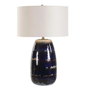 Lampe de buffet moderne avec base en marbre brun et laiton en forme d'étoile |   Éclairage élégant et distinctif pour les halls d'hôtel et les espaces de vie haut de gamme - Product Image 6