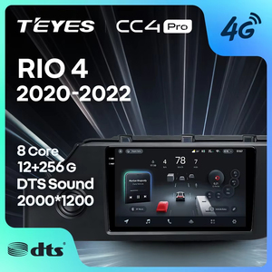 TEYES CC4 PRO para Kia RIO 4 IV <span class=keywords><strong>FB</strong></span> 2020 - 2022 CarPlay Android Auto 2DIN Autoradio Car play Radio Multimedia Stereo - Product Image 1