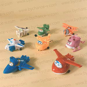 Figurines d'action avion de dessin animé en promotion, super héros volants, jouets en plastique, cadeaux de fête, remplisseurs de sacs de butin, prix de classe - Product Image 5