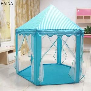Venta al por mayor Pink Girl Play Children Small House Plegable Playtent Party Castle Accesorios de fotografía - Product Image 2