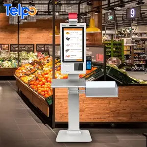 Telpo nhập cư tự phục vụ kiosk cinema vé máy bán hàng tự động máy tính kiosk đứng nhà sản xuất