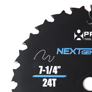 Nueva Actualización de madera de marco de demolición con corte de uñas 24 dientes 7 1/4 "hoja de sierra Circular TCT para <span class=keywords><strong>Diablo</strong></span> - Product Image 2