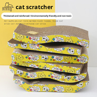 Klassisches Dreieckiges BB-Flöten-Kratzbrett für Katzen, Nachhaltige Sisal- und Papier-Pads, Spielhaus für Katzen
