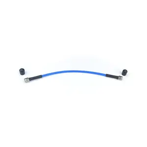 Hoge Kwaliteit Blauwe Schede Temperatuur Stabiele Fase Kabel Jumper Met Sma Mannelijke Connector Voor Antennetest
