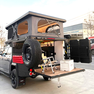 Topper Camionnette <span class=keywords><strong>Camping</strong></span> Tout-Terrain <span class=keywords><strong>4x4</strong></span> en Aluminium pour Voyage et Randonnée - Product Image 1