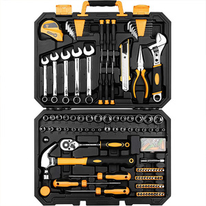 Boîte à outils Mécanicien 158 pièces Jeux d'outils Herramientas Personnalisation Boîte à outils <span class=keywords><strong>Kit</strong></span> de herramientas Werkzeug Ferramentas - Product Image 3