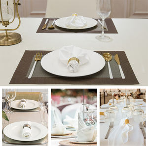 Serviettes De Table Pour Mariage <span class=keywords><strong>En</strong></span> Tissu Dîner <span class=keywords><strong>Serviette</strong></span> De Table De Mariage Ensemble Serviettes <span class=keywords><strong>En</strong></span> Tissu Imperméables Broderie Personnalisée pour Mariage - Product Image 5