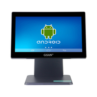 Terminaux de point de vente Android 11.0, 14 pouces, caisse enregistreuse de bureau, système de point de vente à écran tactile pour restaurant