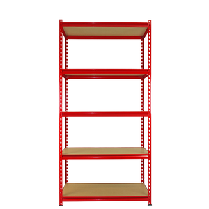 5 Layer Steel Heavy Duty Boltless Metal Adjustable Storage Racks with Powder Coated Finish for Garage <strong>Shelving</strong> - Product Image 1