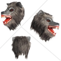 Masque de loup-garou effrayant Latex pleine tête effrayant masque d'horreur déguisement pour Halloween carnaval fête costumée