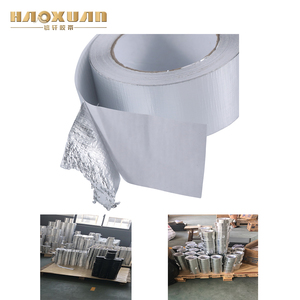 Adhesivo plata reforzado conducto aislamiento adhesivo cinta de papel de aluminio con la liberación del trazador de líneas - Product Image 2