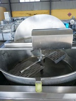 Grande machine à frire industrielle à décharge automatique Friteuse à frites frites de banane Friteuse par lots avec agitateur