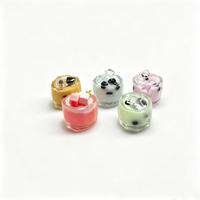 Mini jouet souple en TPR en forme de tasse de thé au lait Boba, jouet anti-stress réaliste en forme de thé aux bulles glacé, jouet de décompression