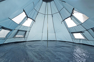 JWF-081 Tenda Indiana da <span class=keywords><strong>Campeggio</strong></span> Esterna Pieghevole Impermeabile Tenda a Campana per 8 Persone Tenda Piramidale per Feste - Product Image 3
