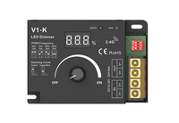 Contrôleur de gradation CV 1CH * 20A 12-24VDC V1-K variateur LED V1 pour bande LED à couleur unique
