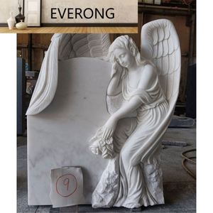 Stèles funéraires en granit personnalisées de style américain moderne, pierres tombales et monuments polies et sculptées - Product Image 4