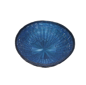 Panier de rangement tissé bleu léger et durable pour organiser des collations, des articles de toilette du Vietnam - Product Image 2