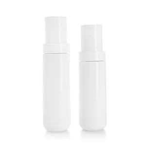 Pompa semprot hidung plastik putih 50ml, untuk botol kosmetik plastik semprotan toner Perawatan Kulit botol plastik hewan peliharaan