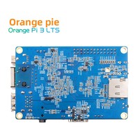 Carte de développement Orange Pi 3 LTS, ordinateur Linux, 2G8G RAM, coque noire transparente avec dissipateur thermique