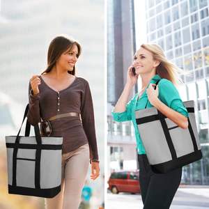 Bolsa Térmica Personalizable Reutilizable para Comestibles y Entrega de Alimentos, Mantiene la Comida Fría/Caliente, Compatible con <span class=keywords><strong>Uber</strong></span> <span class=keywords><strong>Eats</strong></span>/Doordash - Product Image 6