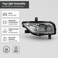 OEM 18G941661 18G941662 Phare antibrouillard avant gauche halogène avec ampoule incluse, lentille transparente pour VW Bora 2015-2018 berline compacte FAW-VW