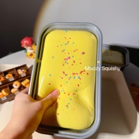 Jouet anti-stress en forme de gâteau, à rebond lent, super doux et tendre, sensation de slime collant