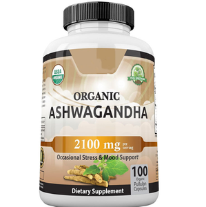 Pengiriman cepat pabrik Gmp Formula Label pribadi penjualan panas ekstrak akar Ashwagandha mendukung meningkatkan kekuatan kapsul Ashwagandha - Product Image 1