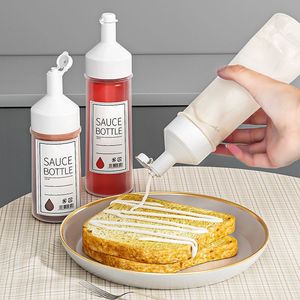 Botellas exprimibles para aderezo de ensalada, salsa de tomate, salsas de cocina de plástico apto para alimentos, salsa de ostras y miel. - Product Image 1