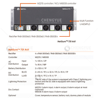 Contrôleur d'alimentation intégré Vertiv Netsure 731A41, module redresseur M830B, système d'alimentation télécom 48V 12kW 200A/250A