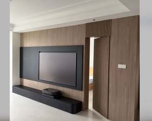 Concealed <b>Doors</b>, Floating <b>Cabinets</b>, Minimalist Frames Install Your TV <b>Wall</b> Like This for a Sophisticated and Spacious Look. - Product Image 3
