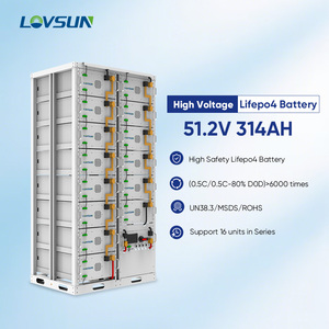 Batterie de stockage d'énergie haute tension adaptée 51.2V 314Ah 100kWh 200kWh 500kWh 1MWh 2MWh, conteneur de batterie BESS empilable - Product Image 3