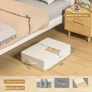 <span class=keywords><strong>NFS</strong></span> กล่องเก็บของใต้เตียงอเนกประสงค์แบบคลาสสิกความจุขนาดใหญ่ผ้าพับเก็บได้ผ้ากันความชื้นสำหรับใส่เสื้อผ้า - Product Image 2