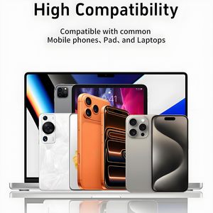 Cavo Dati USB <span class=keywords><strong>C</strong></span> a Tipo <span class=keywords><strong>C</strong></span> 2-in-1 da 240W con Ricarica Rapida e Supporto Pieghevole per <span class=keywords><strong>iPhone</strong></span> 17 e OnePlus, Cavi Staccabili, Adattatore Tipo <span class=keywords><strong>C</strong></span> - Product Image 6