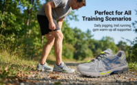 Chaussures de course respirantes en silicone pour hommes, femmes et jeunes, légères, avec coussin élastique, baskets de sport