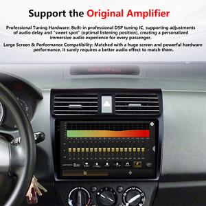 Lecteur DVD de voiture Android Penhui Smart Series pour <span class=keywords><strong>Suzuki</strong></span> <span class=keywords><strong>Swift</strong></span> 2009-2015, écran radio GPS navigation DSP CarPlay audio vidéo - Product Image 5