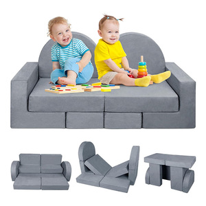 Juego de Sofá Modular de Bloques de Construcción para Niños de 2 a 4 Años, Tela de Espuma de Alta Elasticidad, Juguete Educativo Unisex - Product Image 3