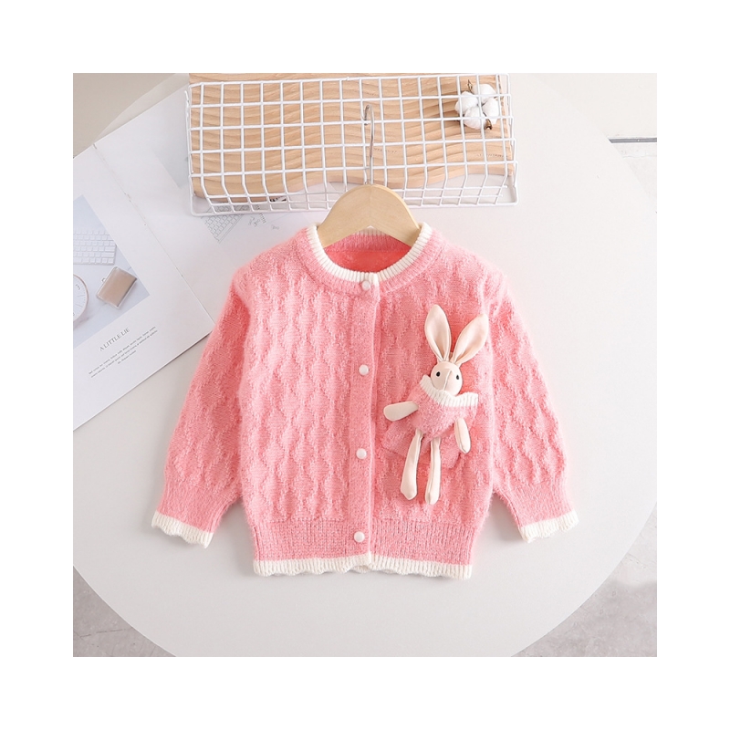 Warm Kids Rabbit Sweaters Cozey Autumn Winter Gear
