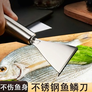 Fish Scaler Stainless Steel Heavy Duty Kitchen Tool For Quick Fish Scale Removal - Product Image 5