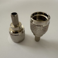 Conector Coaxial RF Mini-UHF-J3, Conector Macho UHF para Cable RG142 RG58