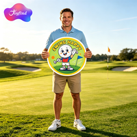 Pegatinas de Golf Personalizadas de PVC para Uso en Exteriores, Pegatinas Troqueladas Resistentes a los Rayos UV, Duraderas e Impermeables para Promociones de Clubes