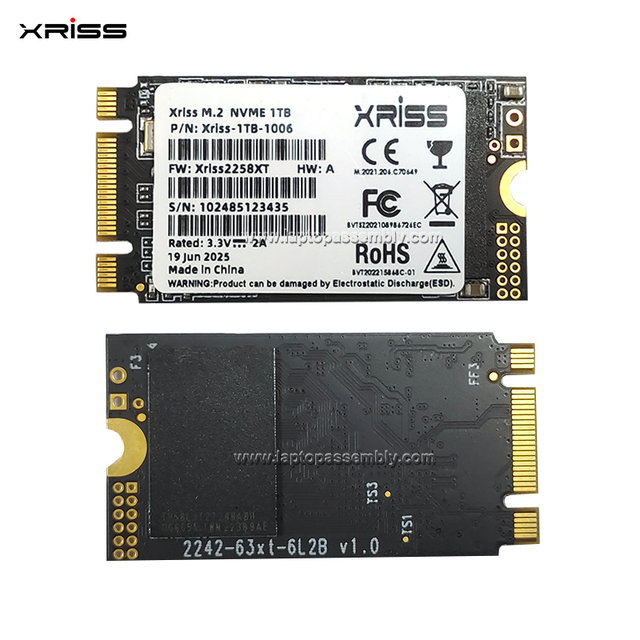 Wholesale NVMe M.2 2242 High-Speed SSD for Laptop PC 128GB 256GB 512GB 1TB Internal Solid State Drive with Wireless Interface