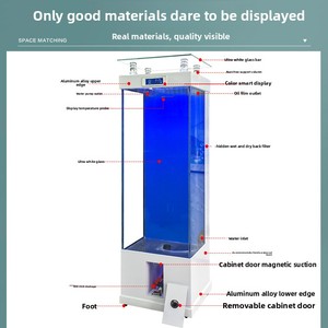 ตู้ปลาทรงสี่เหลี่ยมขนาดใหญ่ Petop 240L-480L หน้าจออัจฉริยะ ระบบกรองเสียงเงียบพิเศษ สำหรับปลาทอง ตกแต่งบ้าน ห้องนั่งเล่น - Product Image 3