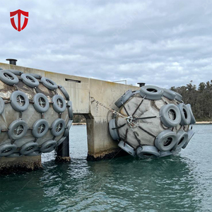 Defensa Marina Flotante de Caucho Neumática Tipo Yokohama de Alta Densidad <span class=keywords><strong>con</strong></span> <span class=keywords><strong>Cadena</strong></span> y Neumáticos para Aeronaves - Precio de Fábrica - Product Image 1