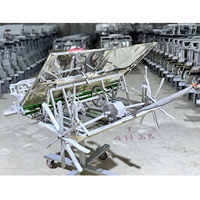Semoir de précision agricole robuste à 6 rangs de 18 cm, construction résistante à la corrosion et service OEM