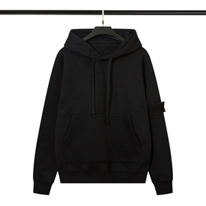 <span class=keywords><strong>Sweat</strong></span> à <span class=keywords><strong>capuche</strong></span> en polaire avec badge en pierre pour l'automne et l'hiver, style mode pour les amoureux, marque de vêtements pour hommes - Product Image 2