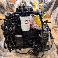 Generador de Motor Diésel Refrigerado por Agua de 6 Cilindros DCEC Cumins Nuevo QSB4.5-C130-31 con Bomba para Compresor de Aire