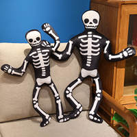 Drôle Halloween Squelette Citrouille Poupée Gonflable En Plein Air Vacances Cour Décorations pour Cour Décoratif Oreillers Cadeau